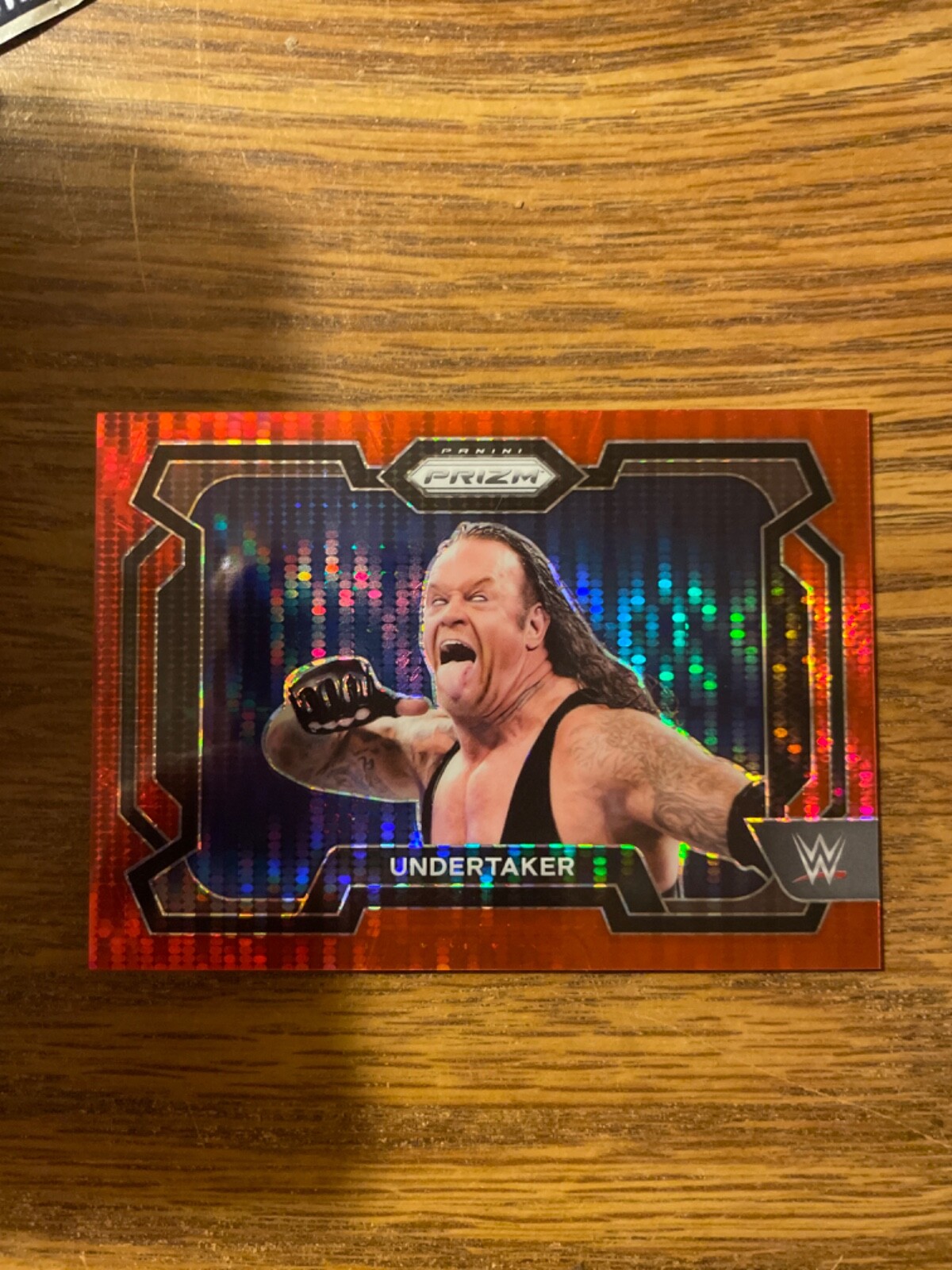 2024 WWE Prizm Undertaker  /399 Red Pulsar Prizm Card Rare #31