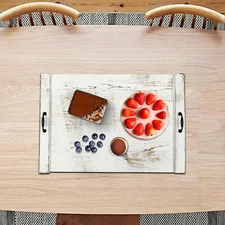 Modern Wood Stove Top Cover Stove Burner Cover Board Stove Cover White+2*Handles