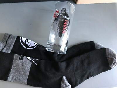 Star Wars Glas und 2 Paar Socken 41-42