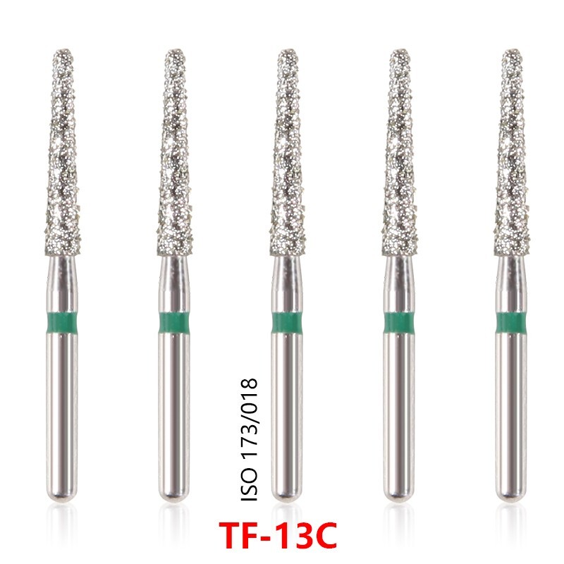 Lot De 50 Fraises Diamantées Dentaires FG 1.6mm Pour Turbine Haute Vitesse - Poignée à Friction