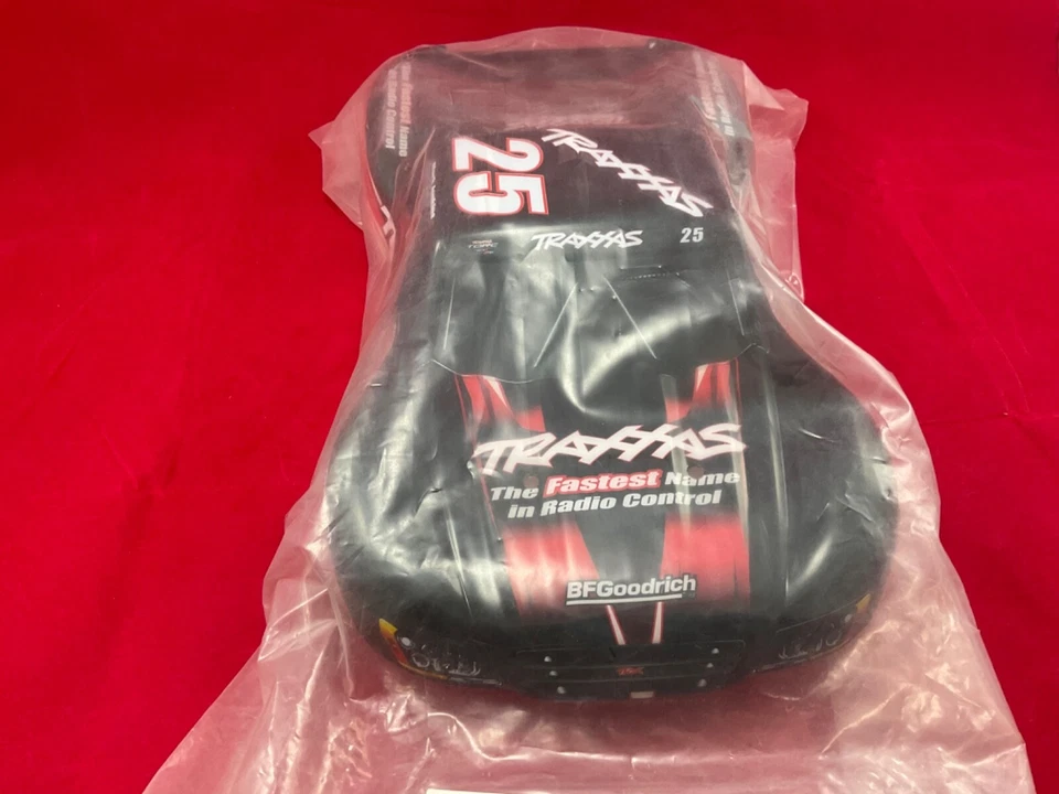 TRAXXAS 7084 1/16 SLASH 4X4 BODY Mark Jenkins 25 Black Red rare new TORC TRA7084 - Image 4 of 4