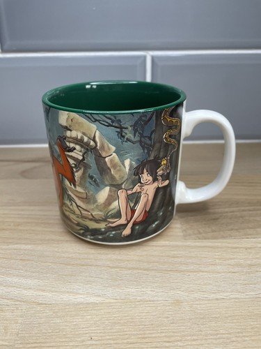 Disney Jungle Book Mug Vintage Made In England Green White