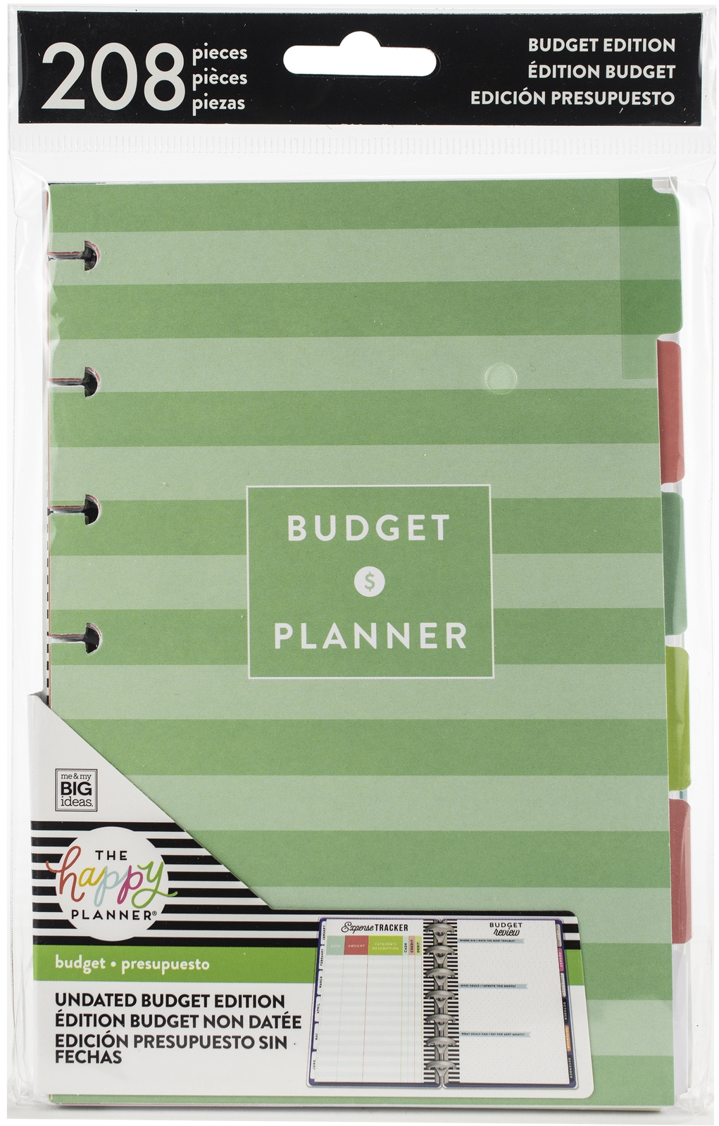Happy Planner Mini Extension Pack 208/Pkg-Budget | eBay