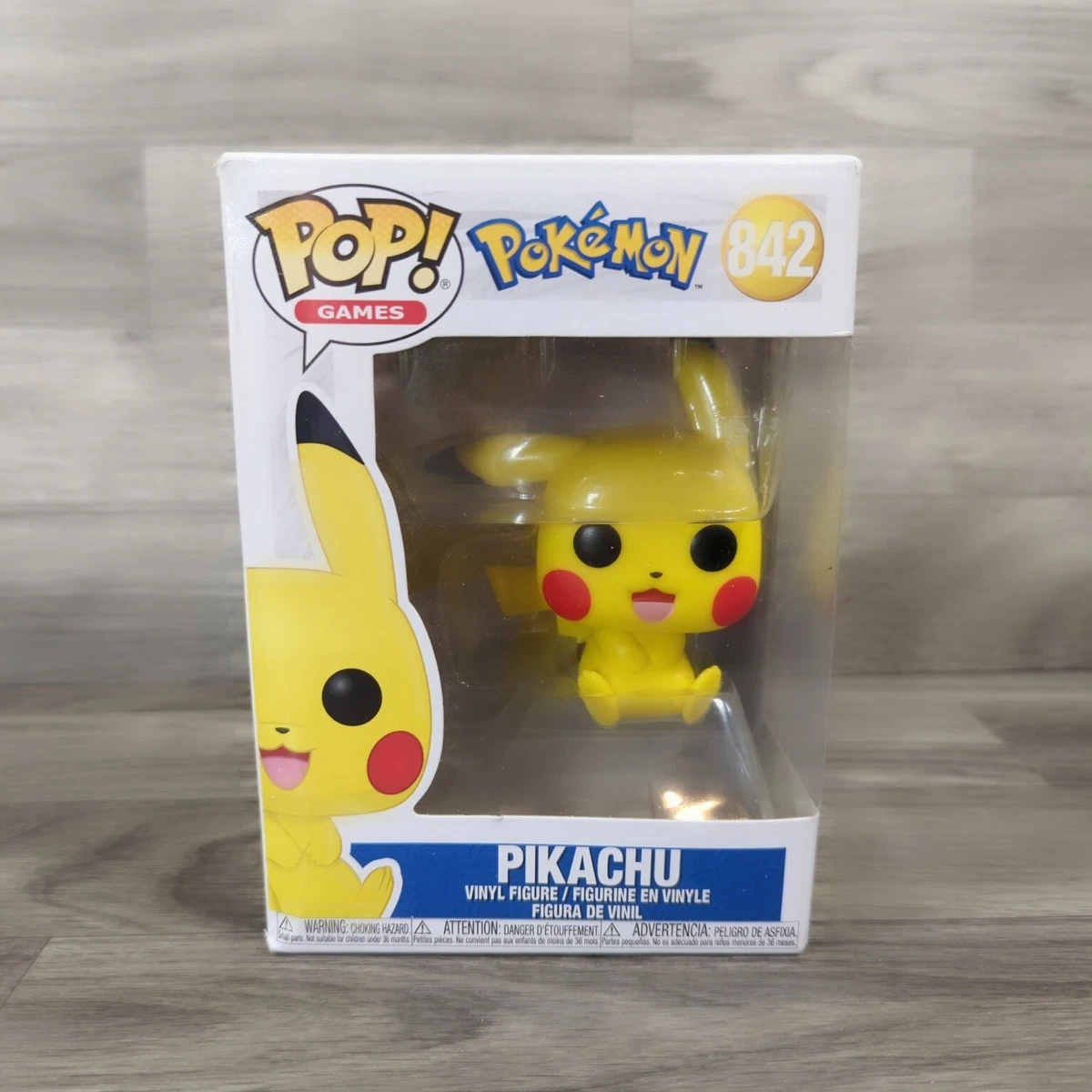 Funko Pop! Games Pokemon Pikachu (Sitting) Figure #842