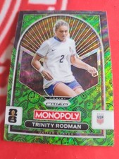 2026 Panini FIFA Monopoly Prizm World Cup Trinity Rodman #94 USA Green Wave