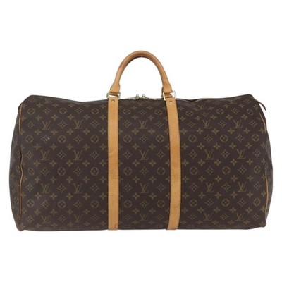 Louis Vuitton Keepall Bag Monogram Canvas Brown Travel Bag