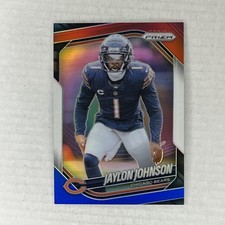 2025 Panini Prizm - Jaylon Johnson #44 Red White & Blue Prizm Chicago Bears