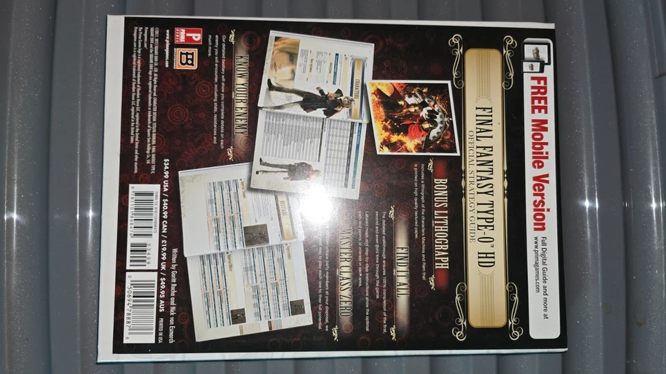Final Fantasy Type 0 HD Prima Games Strategy Guide - Hardcover - Image 2 of 3
