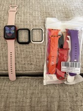 Apple Watch Series 6 PRODUCT RED 44mm Red Case Pink Band  Extra Bands