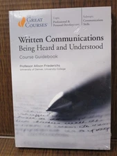 THE GREAT COURSES 2 DVD + Guide Written Communications Being Heard & Understood