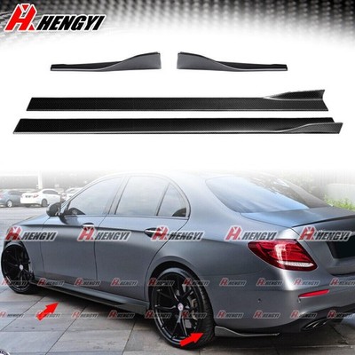 Seitenschweller Sideskirts +Diffusor Schwarz Glanz Für Mercedes Benz W213 E
