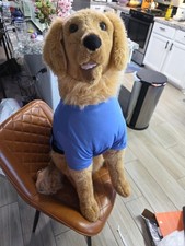 Melissa Doug GIANT Golden Retriever Plush Lifelike Large Stuffed Dog 32"