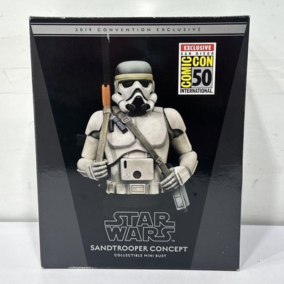 Star Wars Gentle Giant Sandtrooper McQuarrie concept mini bust