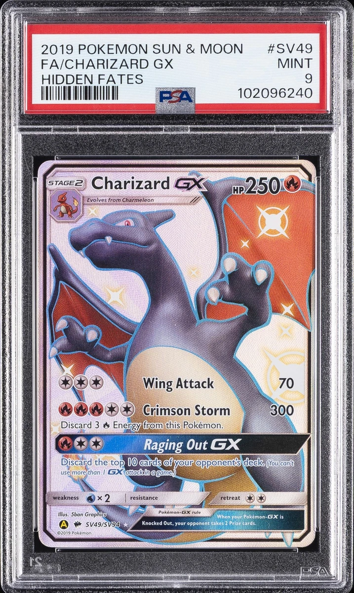 Preços baixos em Charizard GX SV49/SV94 Hidden Fates: Shiny Vault