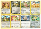 8x Vintage Meowth 1st Edition Lot 62/82 71/110 67/108 53/83 - Pokemon (NM/LP)