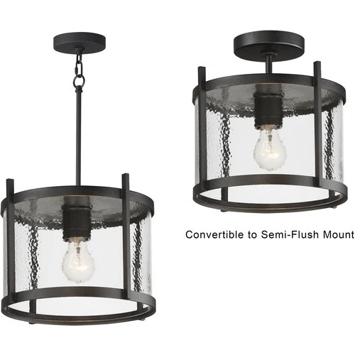 Maxim Lighting 30061HMBK Belfry Outdoor Ceiling Light Black - Picture 2 of 4