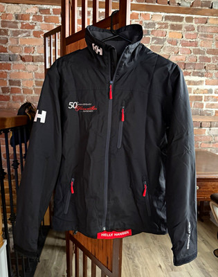 Helly Hansen Men s Black Full Zip Jacket XS Regular Fit 50th Anniversary