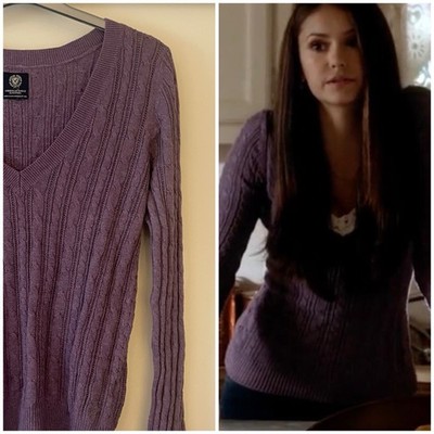 American Eagle Cable Knit Sweater ASO Elena Gilbert Vampire Diaries