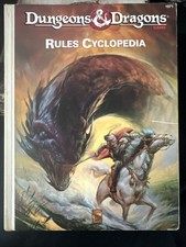 Dungeons  Dragons : Rules Cyclopedia D D Hardcover 1991 TSR - EXCELLENT - RARE