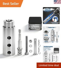 Trailer Jack Drill Adapter, Upgraded Stainless Steel, Dual Securing Options, ...
