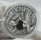 STL Mint XXXTRA Spicy Silver Enchanted Forest Antiqued 2 oz .999 Round w/ COA