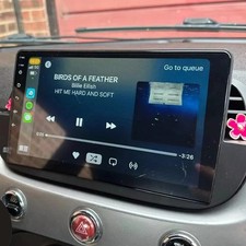 9" For Fiat 500 2007-2015 Apple Carplay Android 15 Car Stereo Radio GPS 2G+64GB
