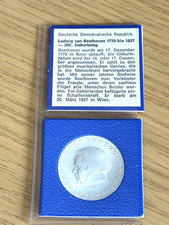 Gedenk Münze , van Beethoven ,10 Mark Silber Münze , DDR 1970