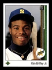 1989 UPPER DECK #1 KEN GRIFFEY JR. RC MARINERS