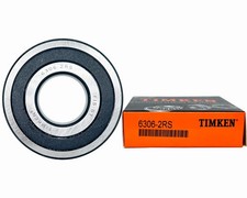 TIMKEN 6306-2RS 30X72X19MM Double Rubber Seal Ball Bearings 6306RS