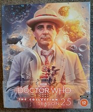 LOOK! DOCTOR DR WHO: S25 THE COLLECTION BLURAY NEW SEALED MCCOY DALEKS CYBERMEN