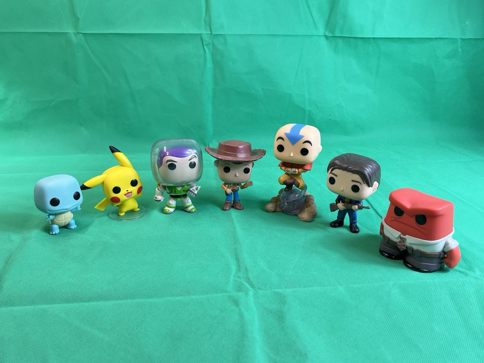 Lot Of 7 Loose Funko Pop - Toy Story - Pokemon - Fallout - Disney - Avatar