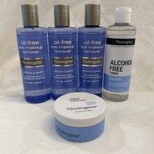 Neutrogena Oil-Free Eye Makeup Remover 3 Pack 8.0 fl. oz  Balm  Toner 8 Oz