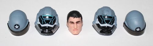 PURGE 847 Starduster Head Helmet Lot GIJOE CLASSIFIED SERIES 6" Scale 1/12