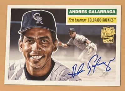 2025 Topps Archives Andres Galarraga Fan Favorites Autograph Auto