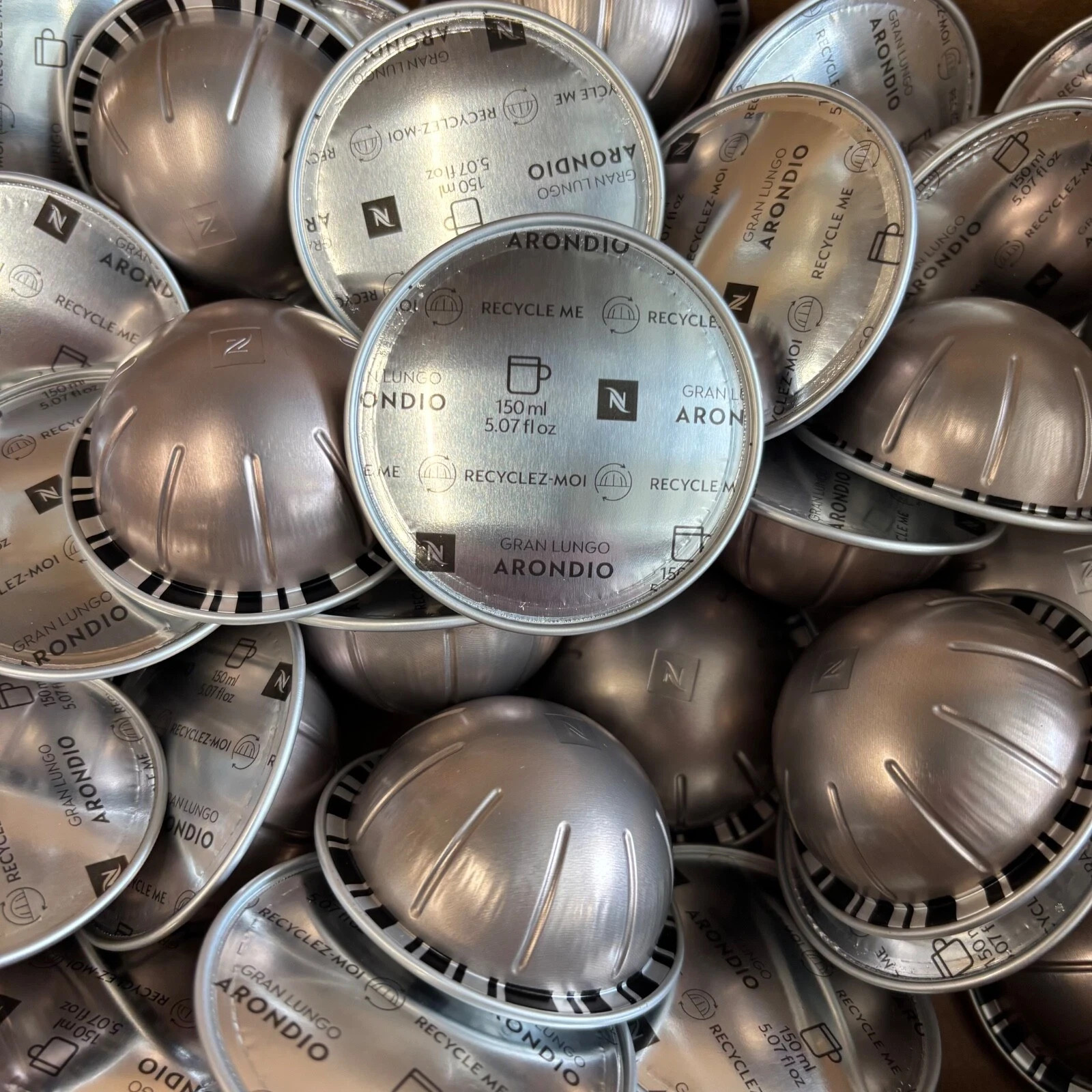 Nespresso Vertuo Arondio Gran Lungo Americano Medium Roast Coffee 50ct *LOOSE*