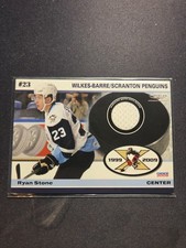 2008/09 Wilkes Barre Scranton Penguins WBS Jersey Card #23 Ryan Stone