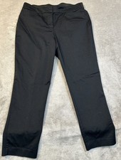 liz claiborne emma ankle pants sz 10 black