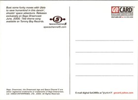 Space Channel 5 Sega Dreamcast Ulala Game Ad Continental Postcard B013
