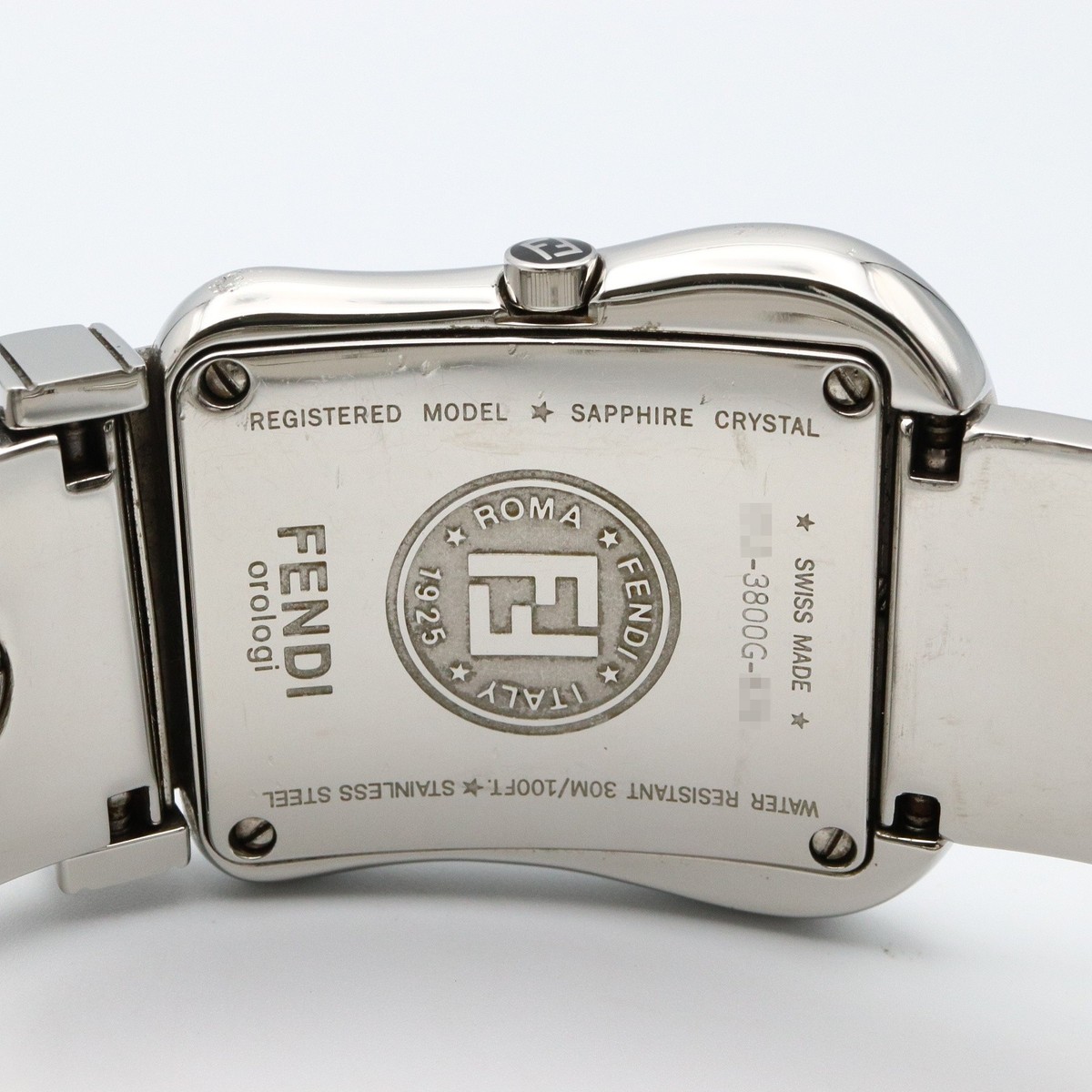 Fendi 3800G Mother of Pearl Stainless Steel iconic CANVAS ladies BELT WATCH FENDI Buckle motif Wrist Watch 3800G Quartz Stainless Steel  main image 2