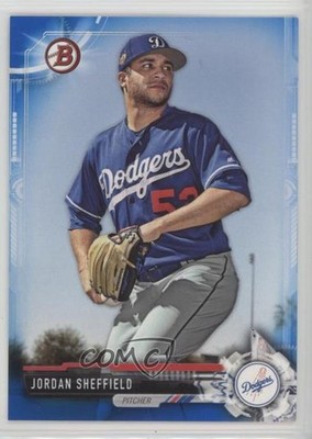 2017 Bowman Draft Blue 77/150 Jordan Sheffield #BD-134 0c6