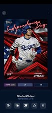 Topps Bunt 25 Digital Card Super Rare Red Base Independence Day Shohei Ohtani 