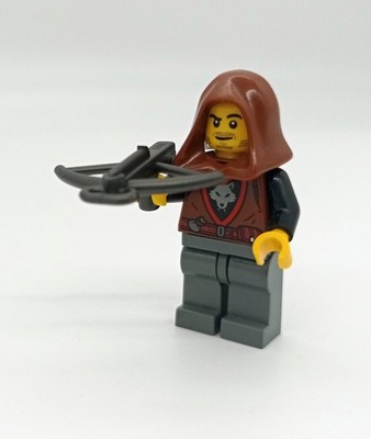 LEGO  Castle Minifigur Wolfpack Dieb cas585 ohne Umhang, wie NEU, aus 10322