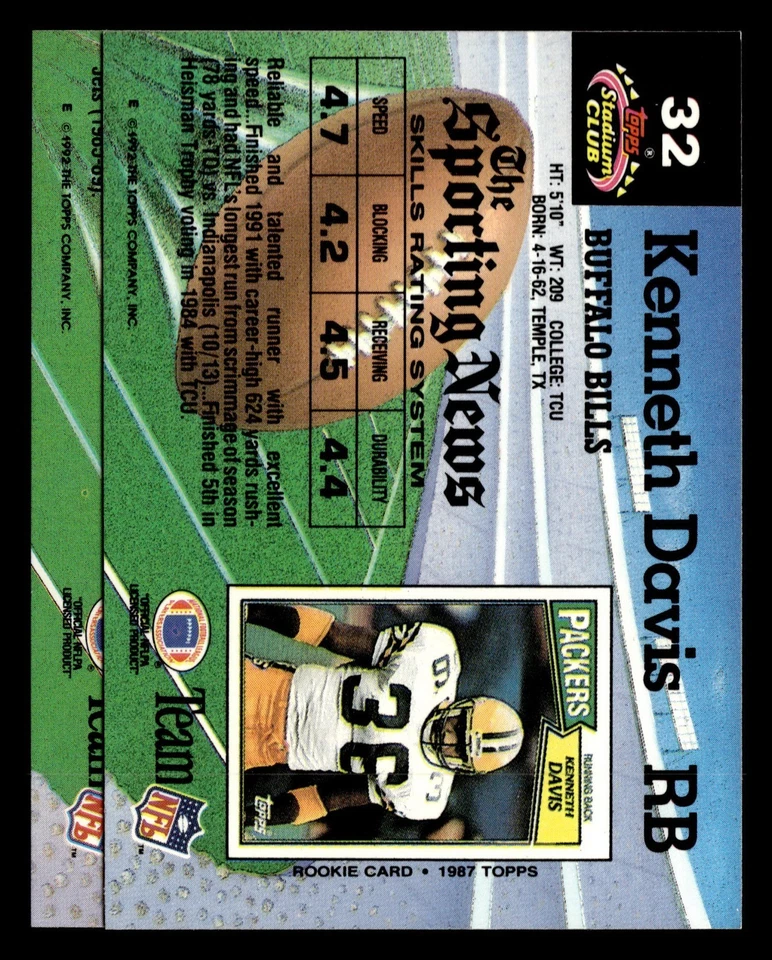 1992 Topps Stadium Club - David Griggs #283 - Image 2 of 2