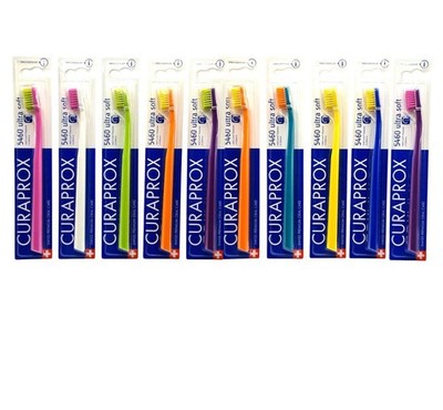 10x Curaprox CS 5460 Zahnbürste ultrasoft Neu extra weiche Handzahnbürste