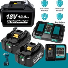 12Ah Akku 18V Für Makita 8Ah BL1850 BL1830 BL1860B Led Anzeige / Doppelladegerät