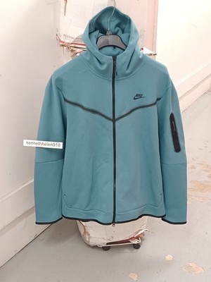 NIKE SPORTSWEAR TECH FLEECE FULL ZIP HOODIE CU4489-381 MINERAL