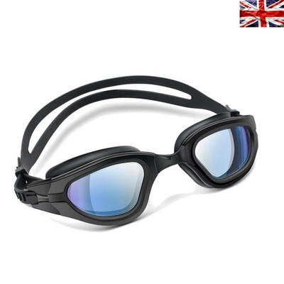 Comfort-Fit Schwimmbrille mit weichem Silikon-Nasensteg & UV-Schutz