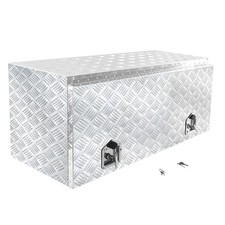36x18x18 Tool Box Silver Aluminum Truck Trailer Pickup Truck Bottom Tool Box