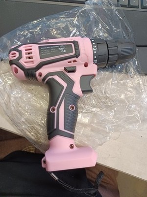 Hilda Cordless Electric Drill Pink 10mm 25N 0-350/mIn 0-1400 NO BATTERY