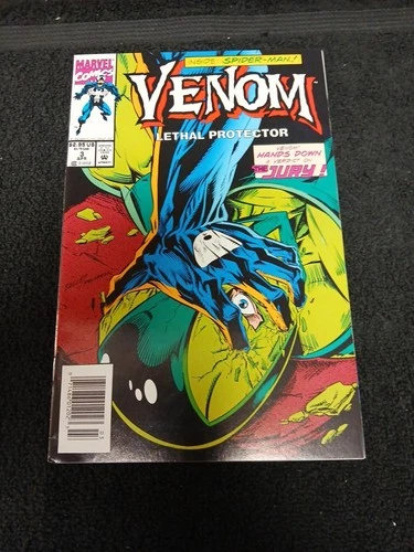 1993 MARVEL COMICS ISSUE #3 VENOM LETHAL PROTECTOR VF- VINTAGE NEWSTAND